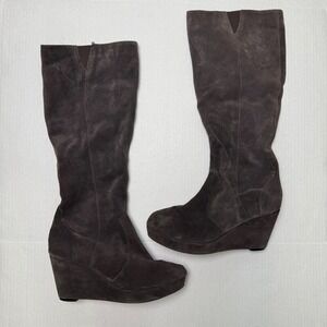 Steve Madden Ashleey Wedge Platform Boots Women's Size 10 Y2K